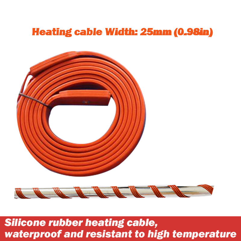 220v high temperature silicone heat tape